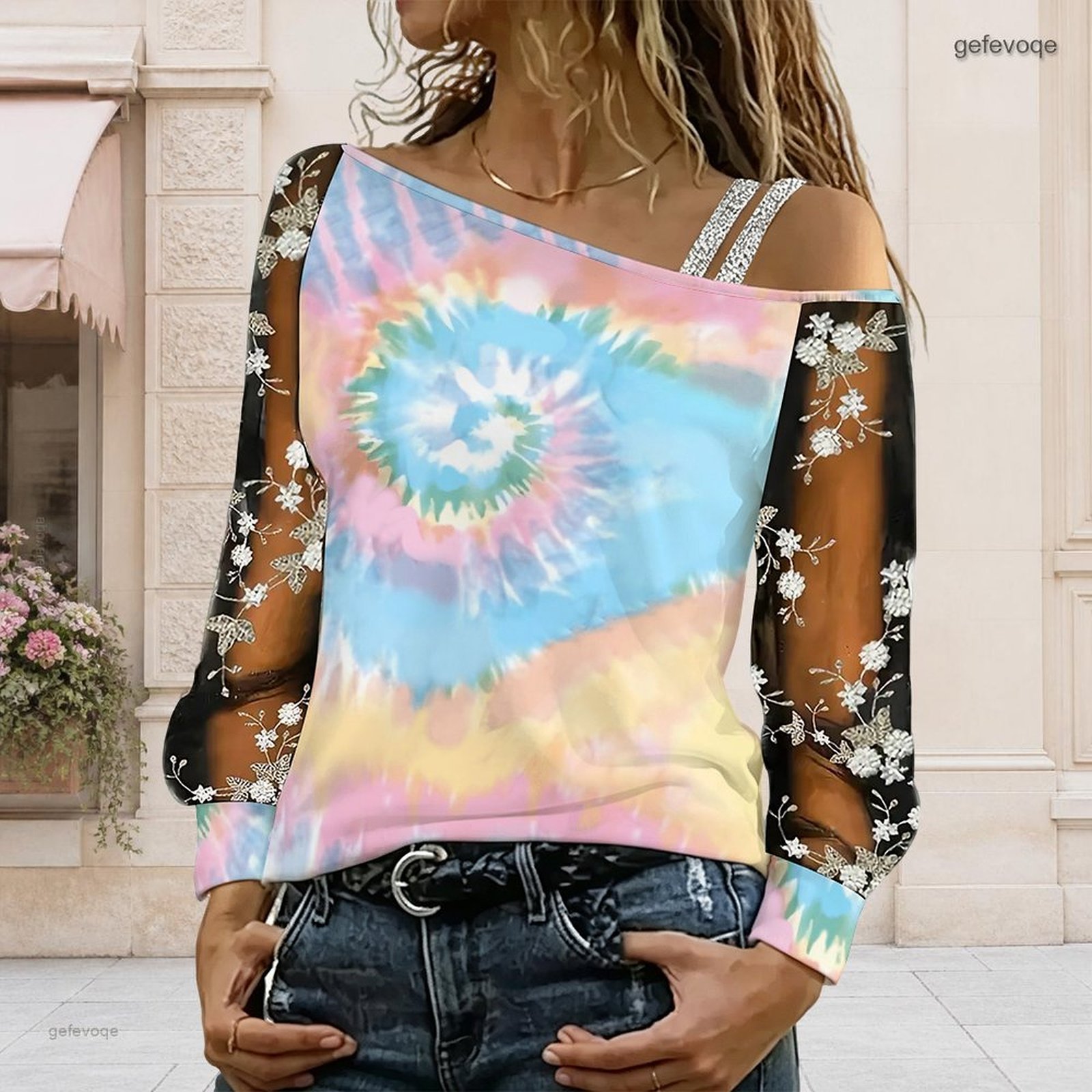 Women Off Shoulder Blouse Asym - Blouse Off Shoulder recension och pris